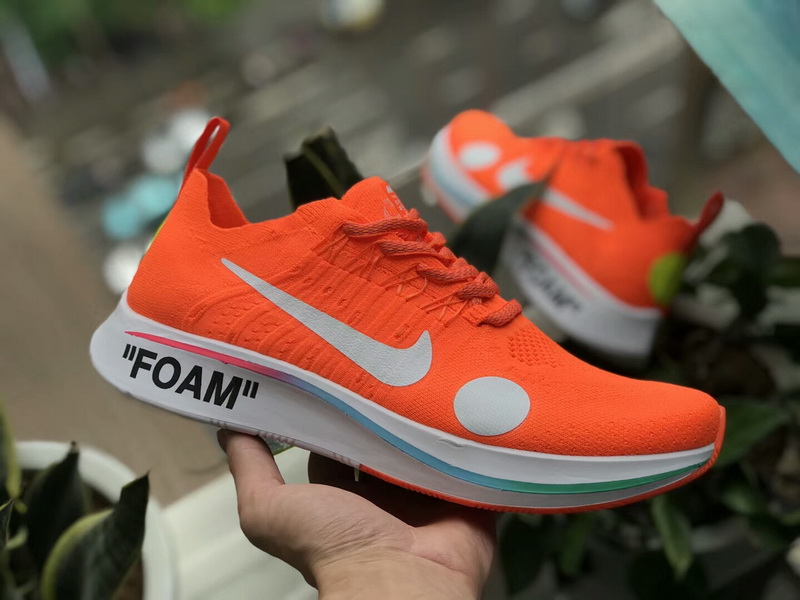 Off-White x Nike Zoom Fly Mercurial Flyknit Orange(98% Authentic quality)